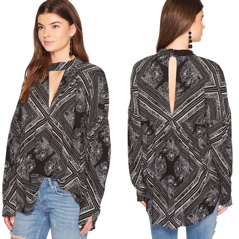 Free People Walking on a Dream Tunic Sz L